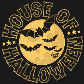 House of Halloween Apparel Shirt Tshirt Decor Design Casper Spell
